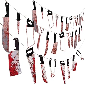 bloody weapons garland