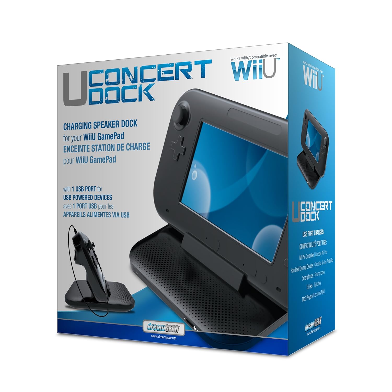 Dreamgear Wii U Concert Charging Dock Video Game Consoles Accessories Batteries Chargers Kanakadurgamma Org