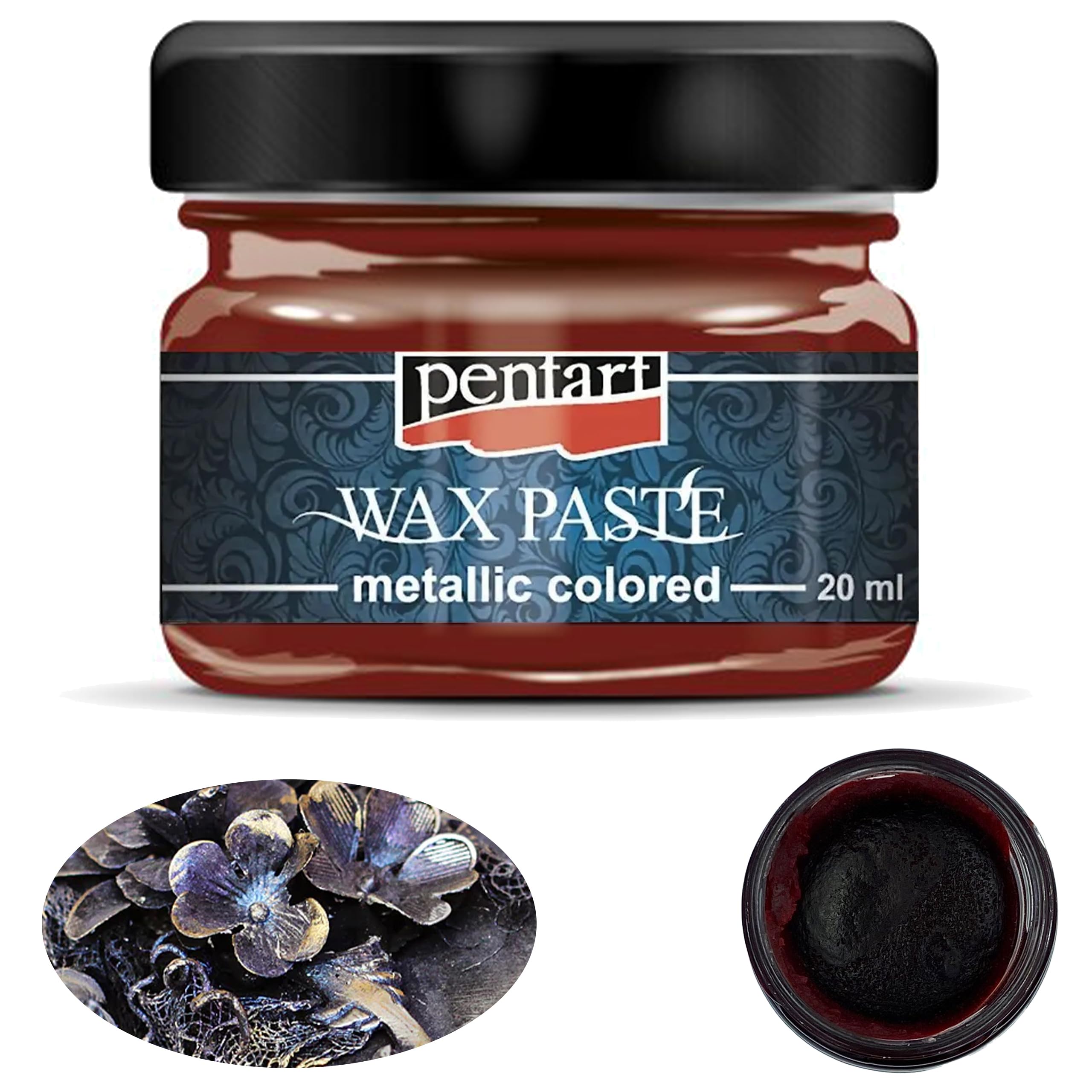 Pentart Wax Paste 20 ml red, one