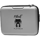 Skull Shaver Deluxe Travel Case, Spacious and Sturdy, Silver | Spacious &amp; Sturdy Deluxe Travel Case with Flex Cushion Dividers &amp; Zippered Pockets, Lightweight &amp; Travel-Friendly