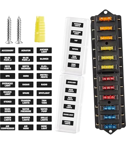 HF 6BW１１個セット Amazon.com: Hella H84960111 Fuse Box 8 Way Lateral Single