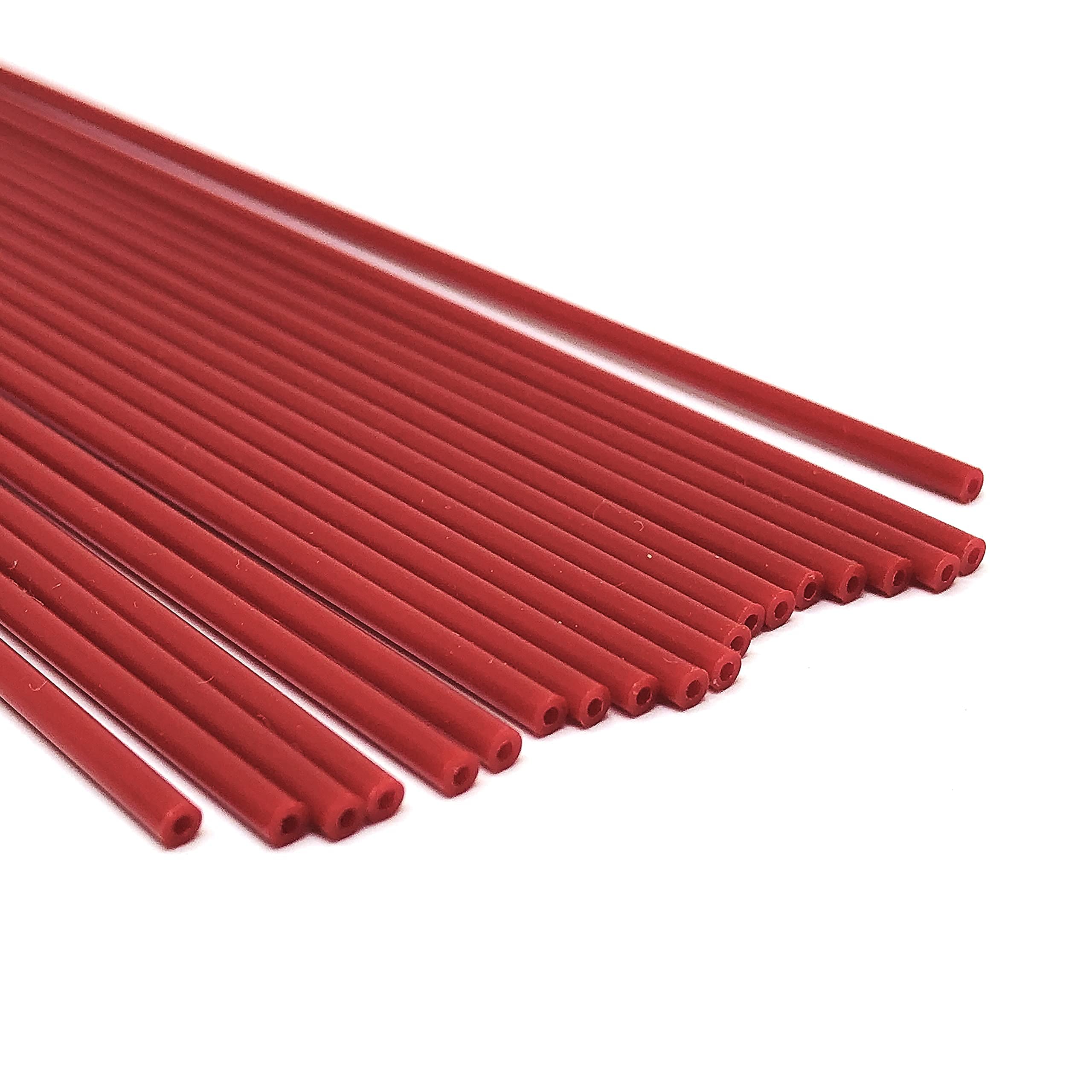 20 Replacement Aerosol Spray Can Tip Plastic 7" Red Straws Oil Cleaner Lubricant Tubes WD40 WD