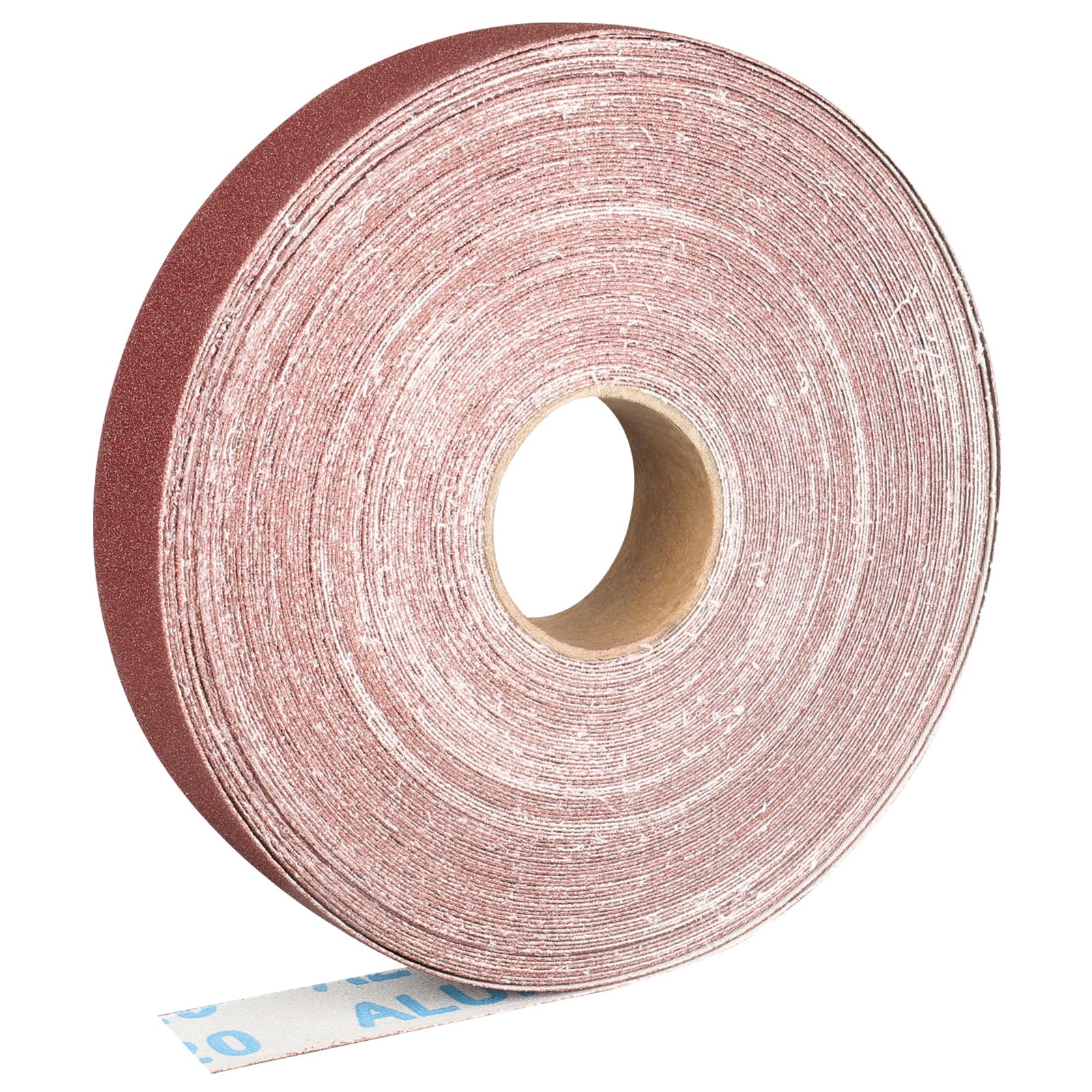 Shineboc sandpaper roll 2.5cmx25m 120 grit aluminum oxide sandpaper, suitable for sanding, wood, furniture finishing, stainless steel and automotive body processing