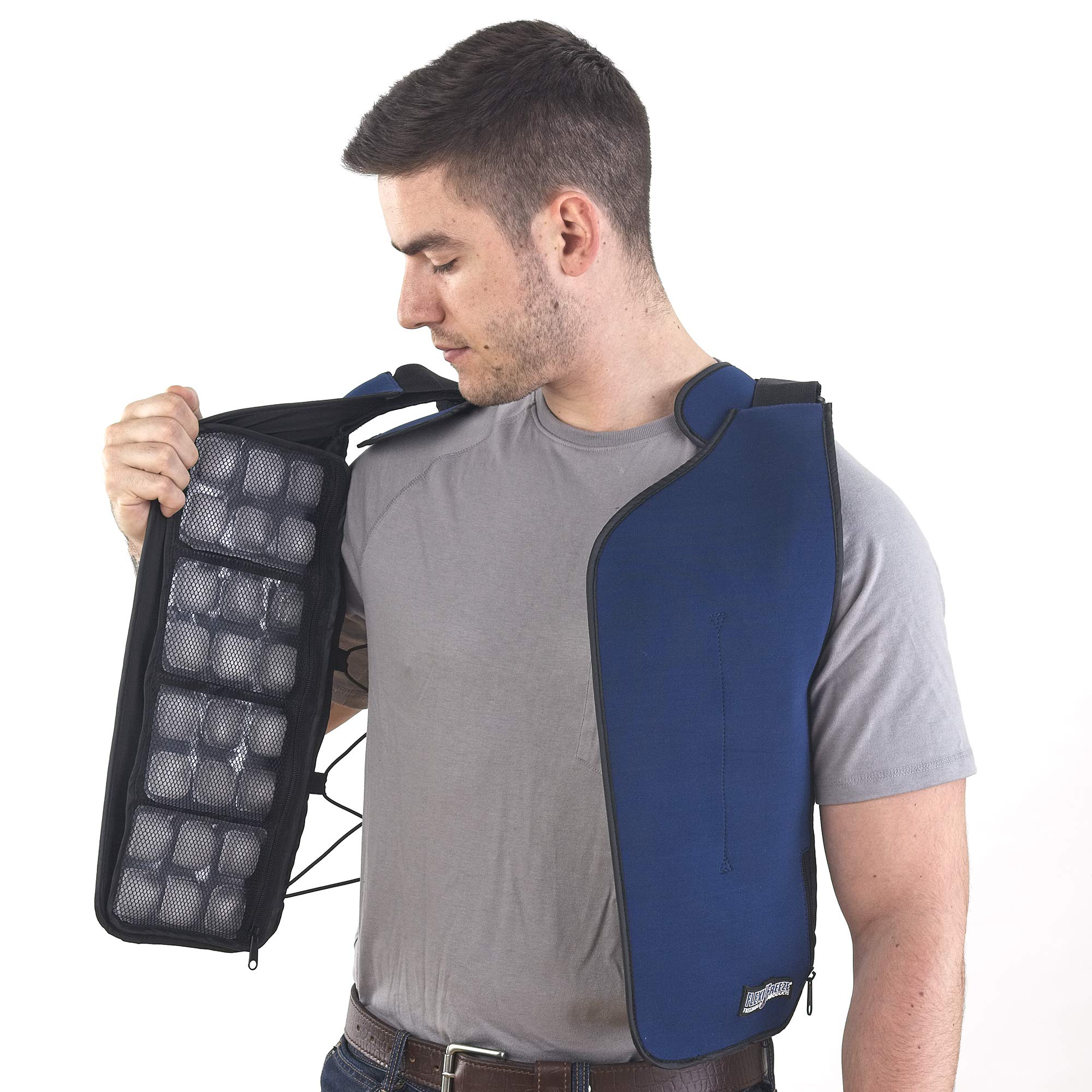 FlexifreezePersonal Series Ice Vest (Zipper Closure) (Vest Only)