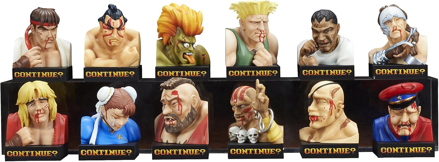 STREET FIGHTER II trading figures lose 
