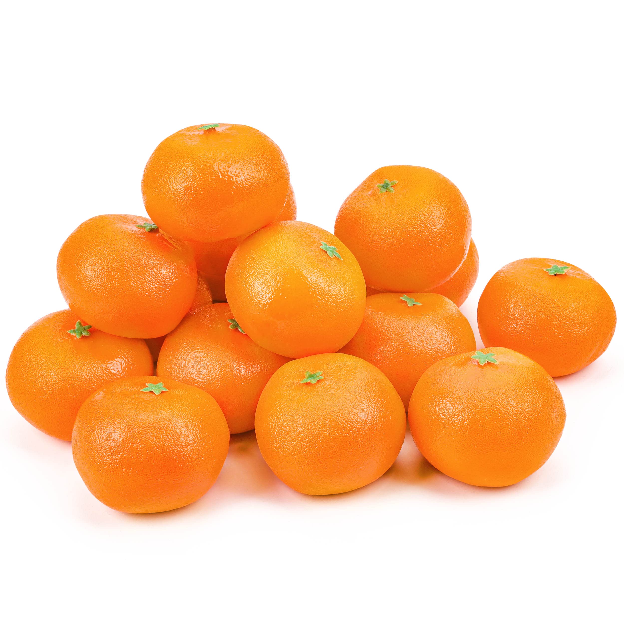 Photo 1 of Toopify 16 Pcs Artificial Oranges, Decorative Fake Oranges for Decoration Lifelike, Realistic Fake Fruit Oranges for Christmas Home Kitchen Festival Party Decoration