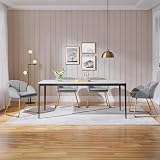 Yaheetech Velvet Tub Chair Modern Accent Armchair with Gold Leg Grey view 8
