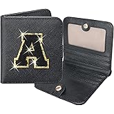 RNIEGA Initial Wallet Women Small Teen Girl Gifts Trendy Stuff Girls Wallets Personalized Christmas Birthday Gift for Women Friends Daughter Granddaughter 6 7 8 9 10 11 12 13 Year Old Black A