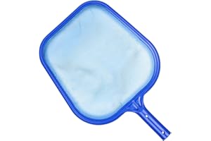 Pool Skimmer Net, Fine Mesh Professional Pool Net, Lightweight Swimming Pool Leaf Skimmer Net for Quick Cleaning of Fine Debr