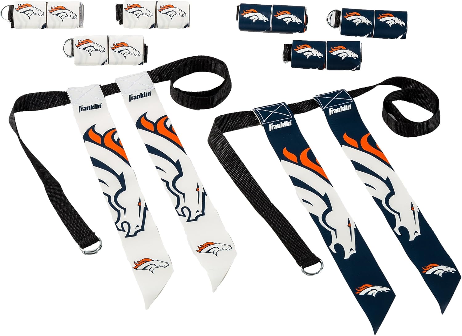 Franklin Sports NFL Denver Broncos Flag Football Sets
