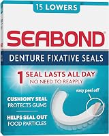 Seabond Denture Seals Original 15 Lowers Pack of 6 - Seabond Brand view 2