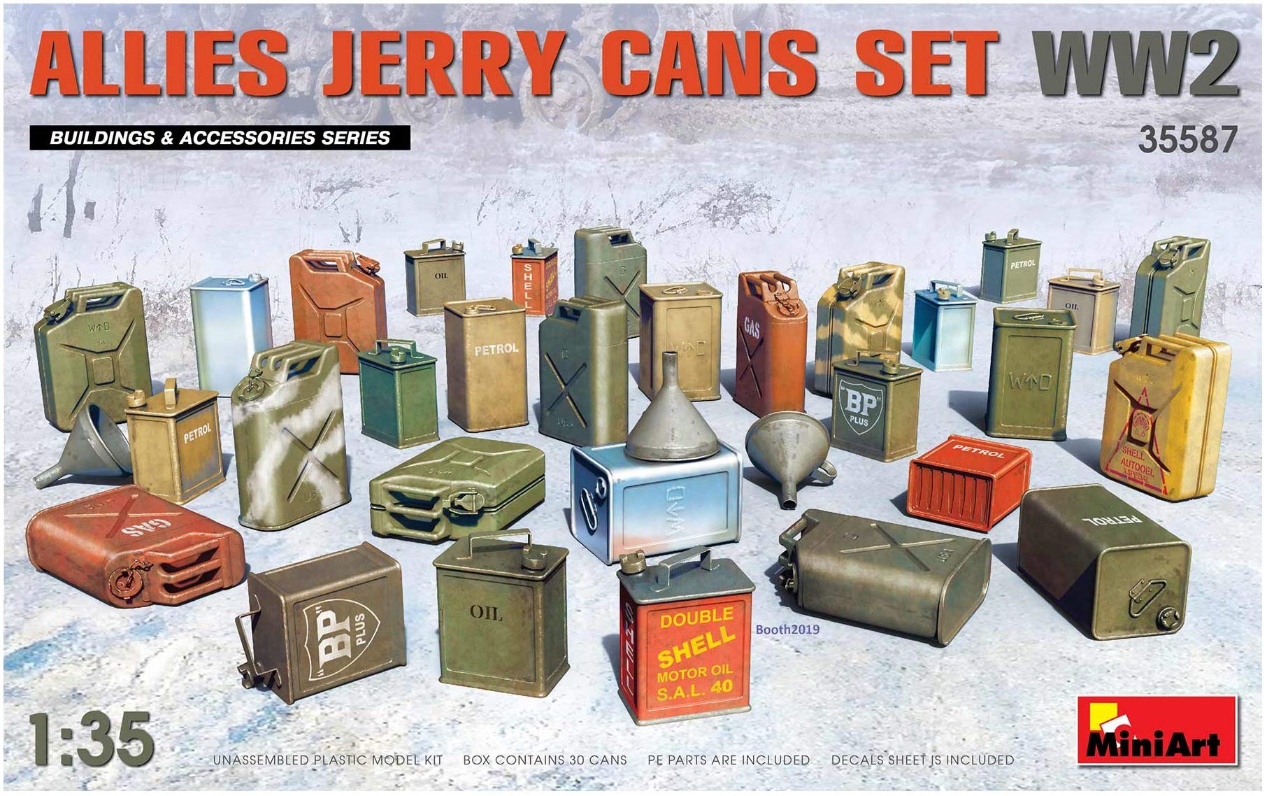 Miniart 1: 35 - Allies Jerry Cans Set WWII
