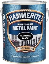 Hammerite 2.5L Metal Paint Hammered Black