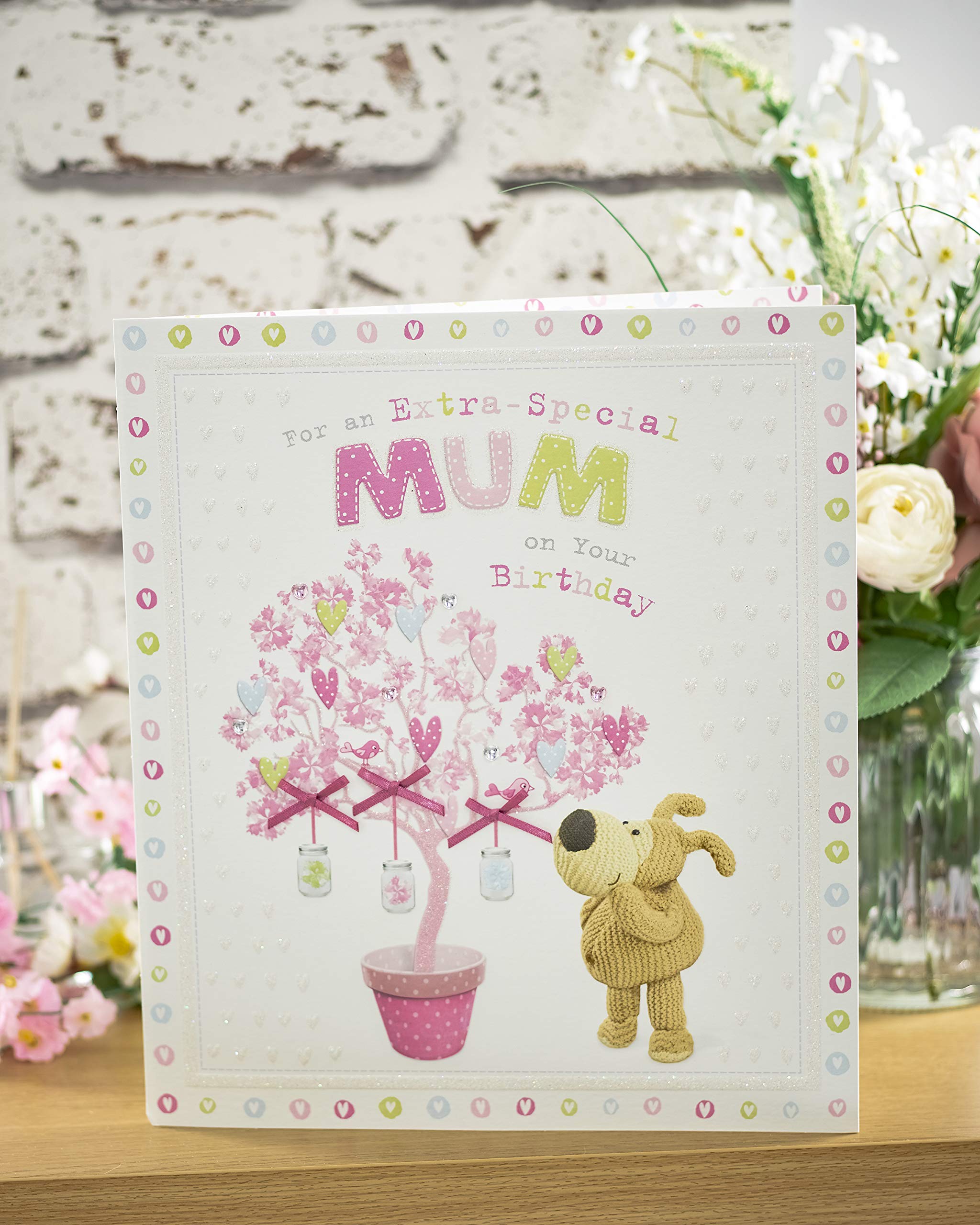 Large Boofle Mum Card - Luxury Cute Boofle Card for Mum - Birthday Gifts for Mum - Gift Card for Her - Birthday Card for Her - Boofle Gifts
