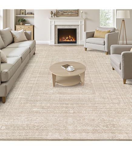 SAFAVIEH Amherst Collection Area Rug - 6' X 9', Navy & Beige, Moroccan Trellis-185652