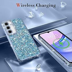 Lafunda for Samsung Galaxy A15 Case Glitter, Luxury