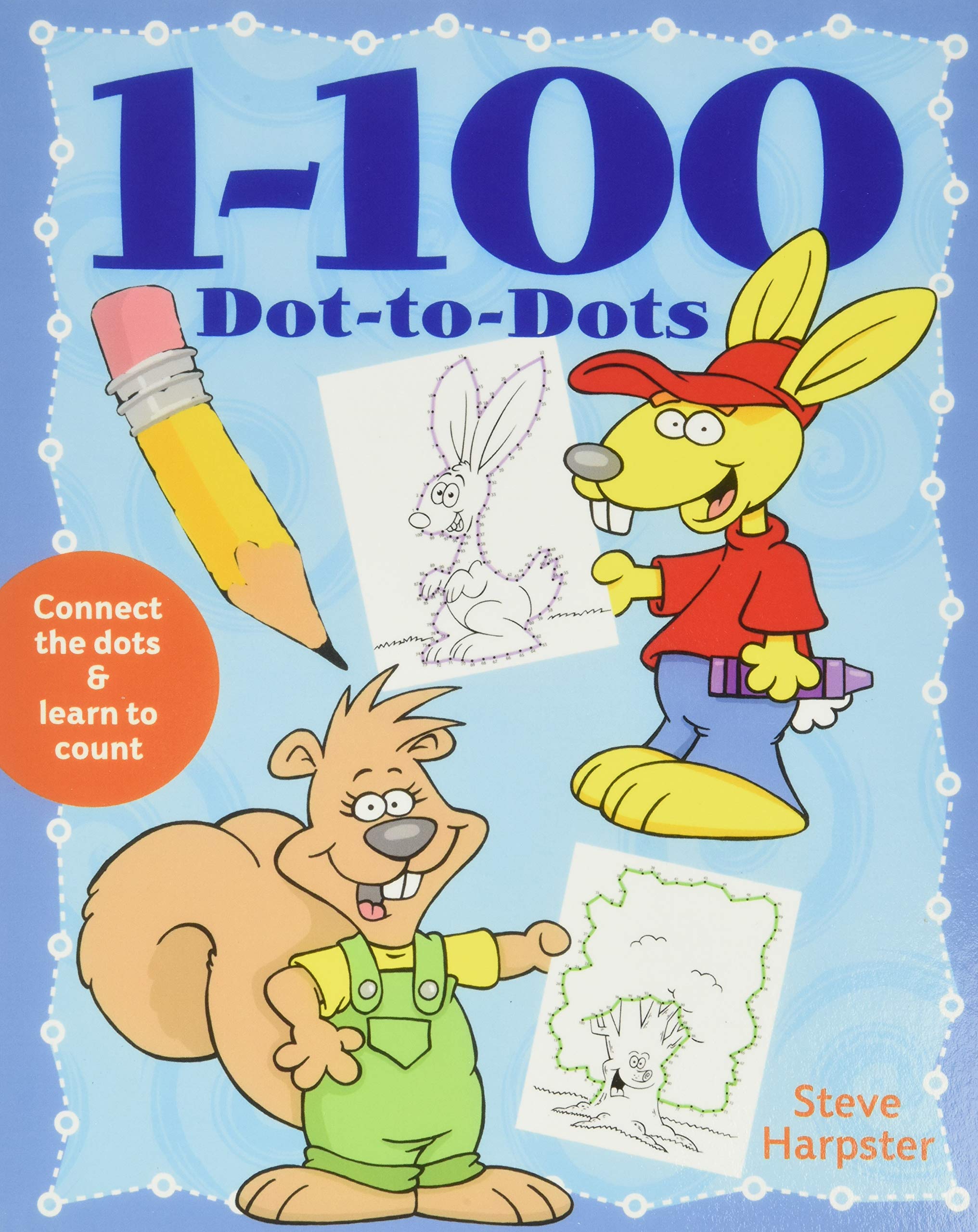1 100 Dot To Dots Harpster Steve Amazon Com Books