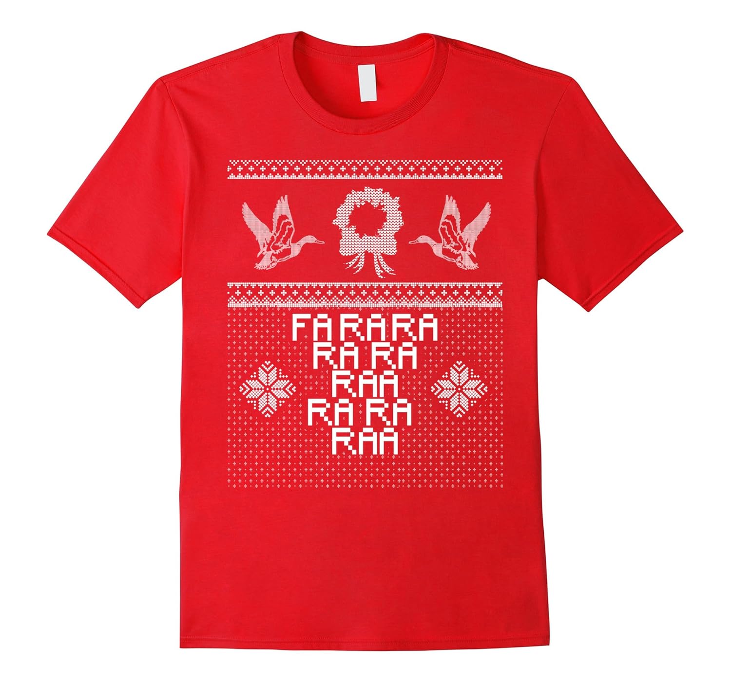 Fa Ra Ra Ra Raa Duck Dinner - Ugly Christmas Tee Shirt-Art