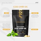 ALPHA01 Cod Liver Oil 1000mg 60 Softgels Wild-Caught Omega-3 2 Months view 2