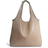 HOXIS Women's Hobo Bag Soft Vegan Leather Tote Oversized Slouchy Handbag for Shopping,Weekender,Work