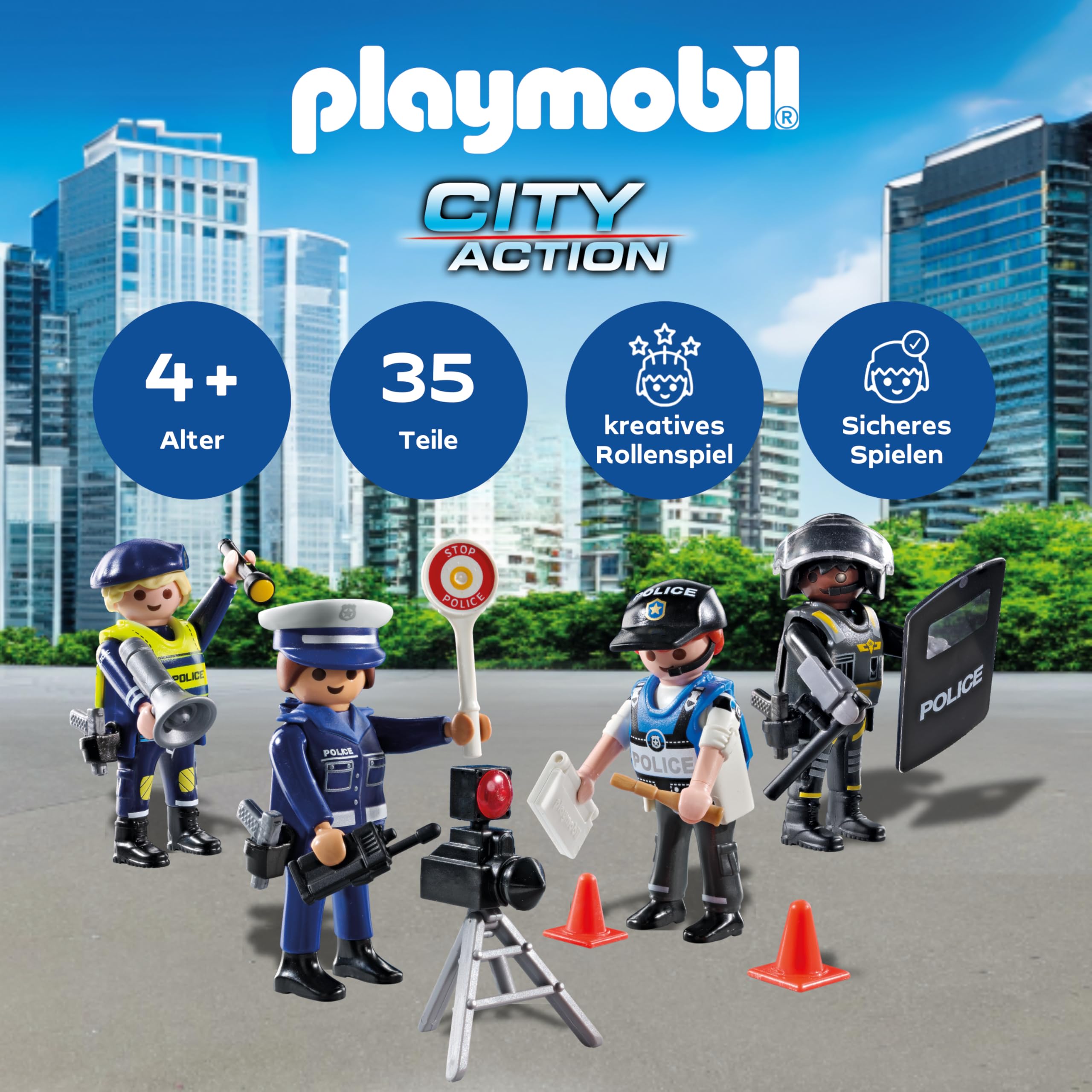 PLAYMOBIL Figurenset Polizei 2