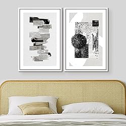 MUDECOR Framed Canvas Print Wall Art Set Geometric