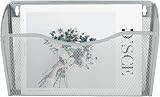 EasyPAG 1 Pocket Landscape A4 Mesh Hanging Wall File Holder Silver view 4