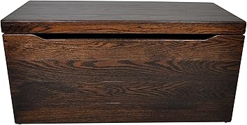 solid oak toy chest