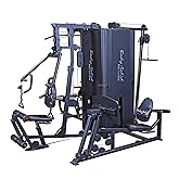 Body-Solid Pro Clubline (S1000) Multi-Station Four Weight Stack Commercial Gym Machine, Upper &amp; Lower Body Strength Training Functional Exercise Workout Stations for Weights lifting and Bodybuilding