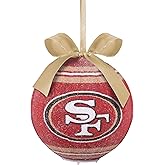 FOCO NFL Unisex-Adult NFL Team Logo LED Shatterproof Holiday Tree Ball Ornament