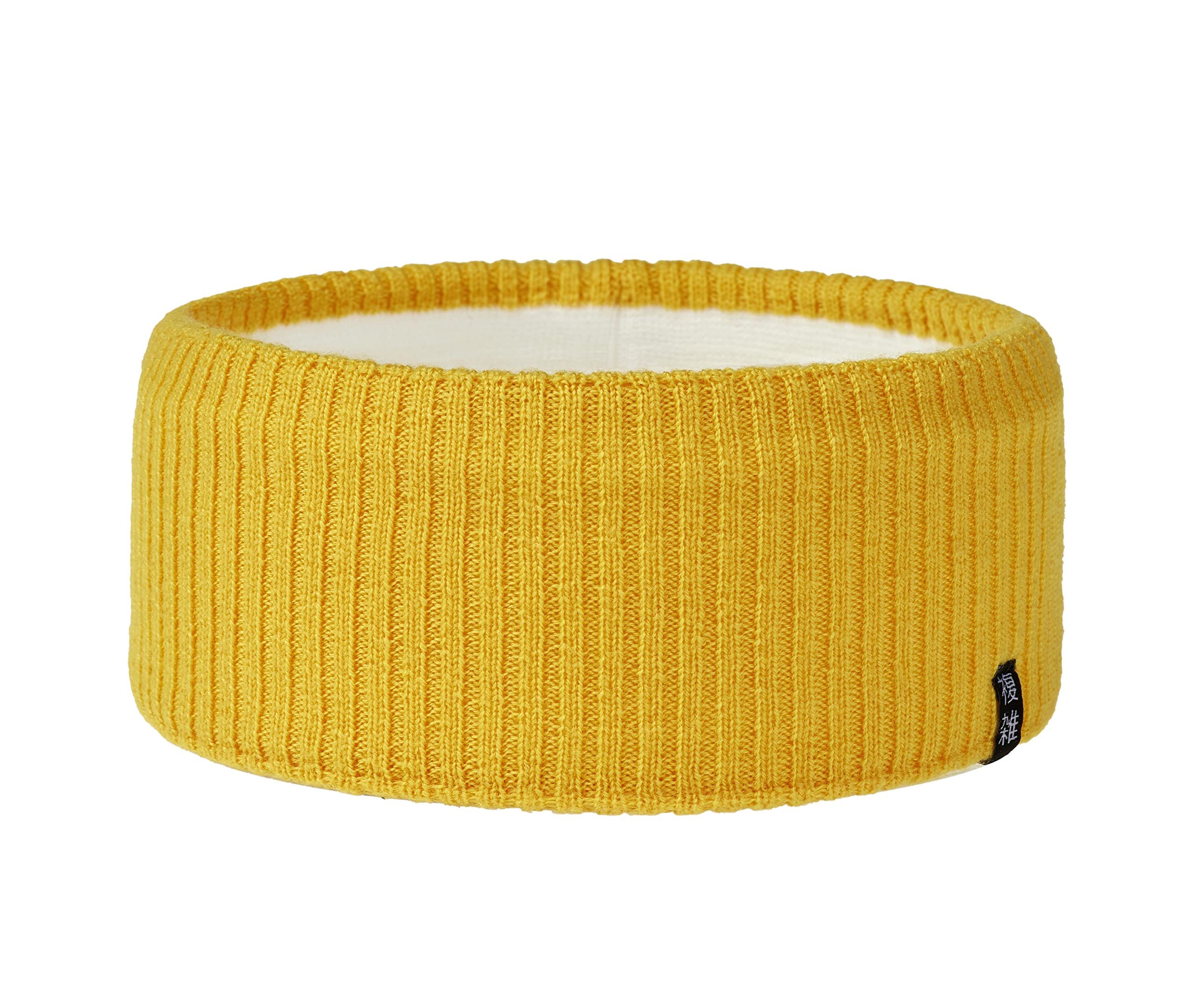 Enter the Complex® Headband for Men and Women 100% Merino Wool Winter Headband Soft and Stylish Unisex Yellow