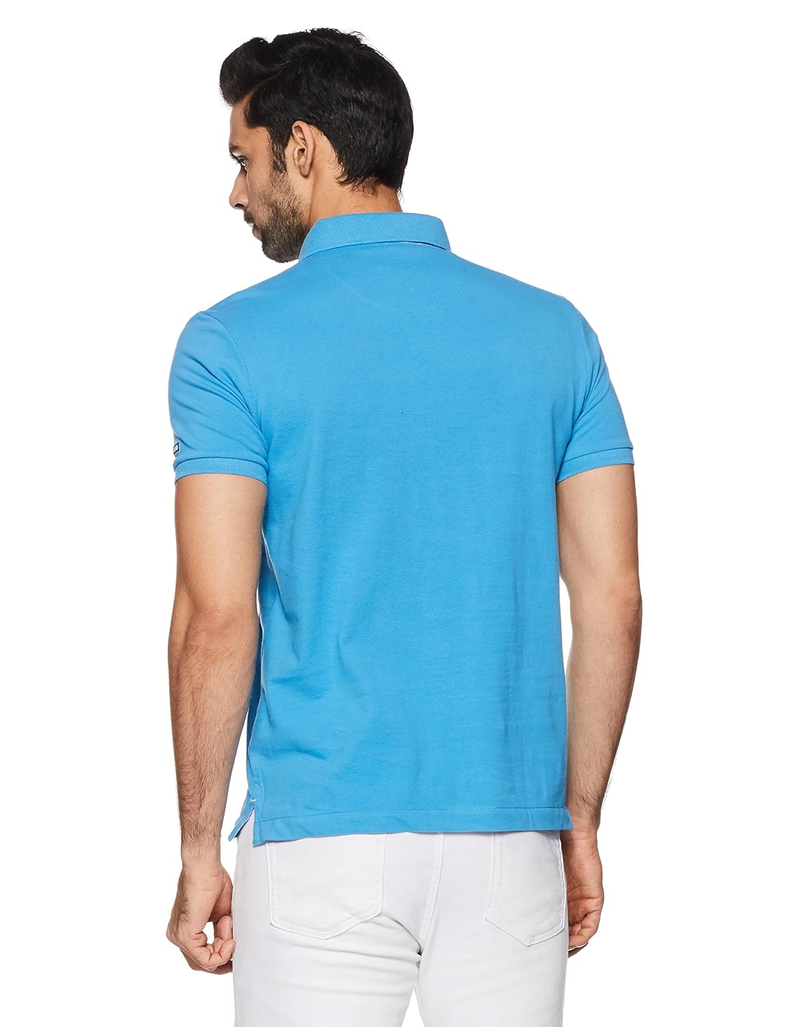 arrow sport men's solid regular fit t-shirt