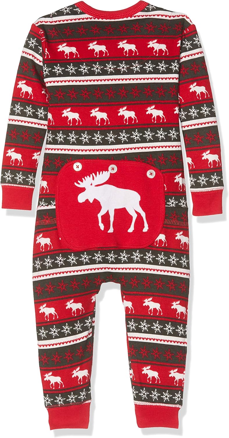 Hatley Unisex Kinder Fair Isle Bear /& Moose Family Union Suits Strampelanzug