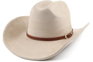 Pro Celia Big Wide Brim Cowboy Hat for Women Men Felt Western Cowgirl Hats