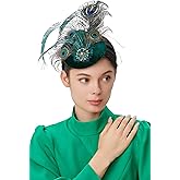 BABEYOND Fascinator Hat Tea Party Kentucky Fascinator Derby Pillbox Headband for Costume Headwear