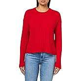 VELVET BY GRAHAM & SPENCER Women's Monica Cashmere Sweater, Red