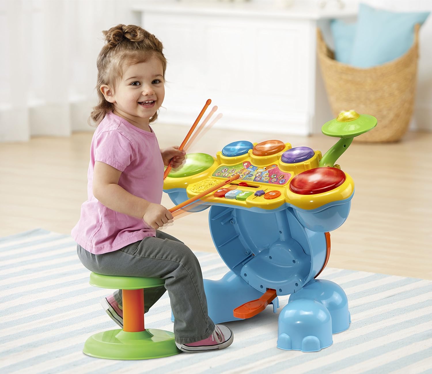 toddler elephant drum set
