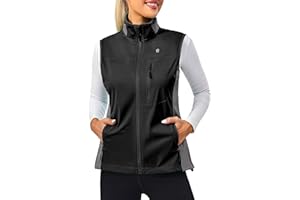 Little Donkey Andy Women's Lightweight Windproof Softshell Vest for Golf Tennis Running Cycling