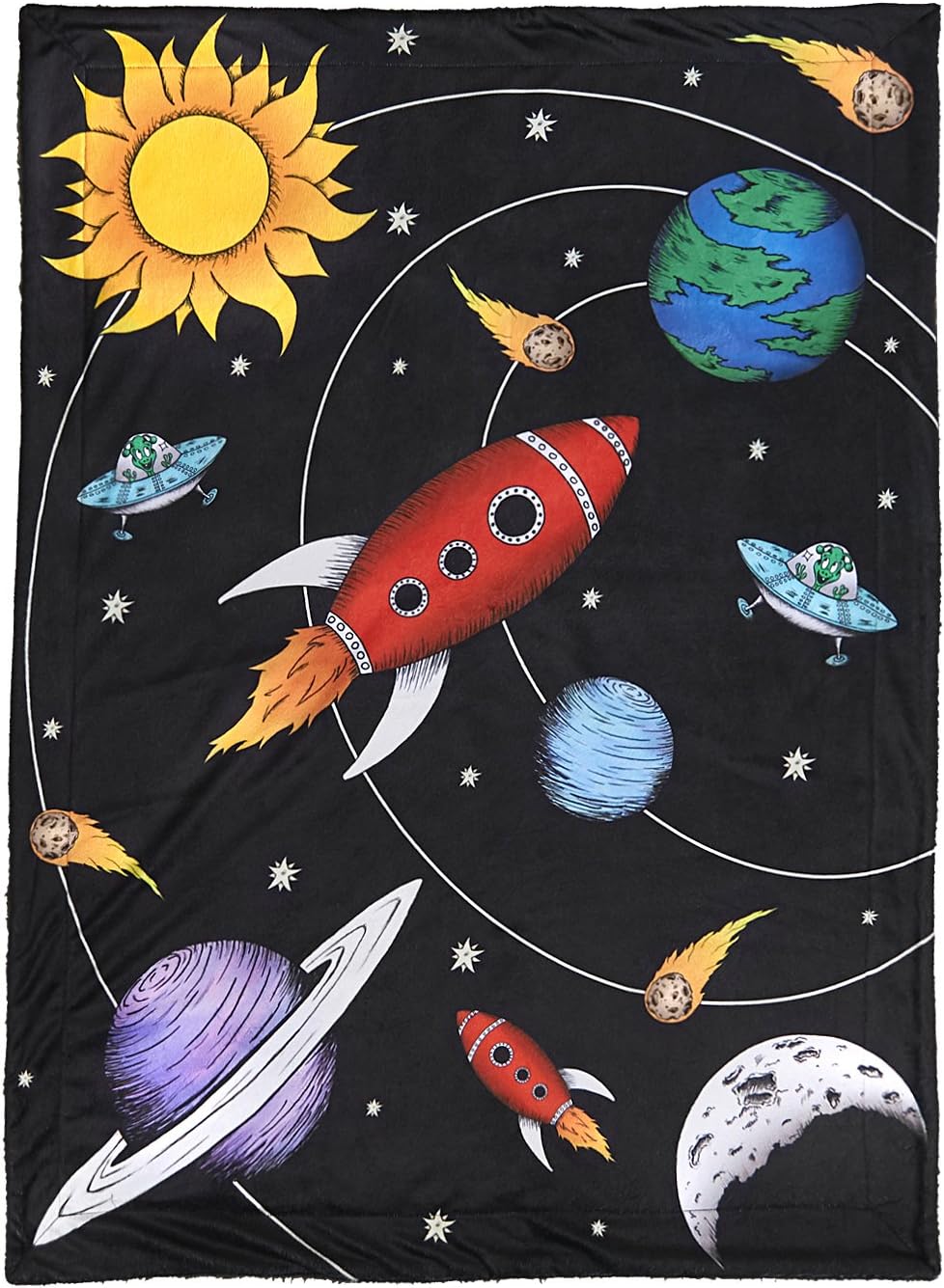 space baby blanket