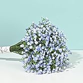 Yastouay Babys Breath Artificial Flowers, 30Pcs Fake Babys Breath Flowers Artificial Bulk, Real Touch Faux Babies Breath Gypsophila Bouquet for Wedding Centerpiece Floral Arrangement Party Decor