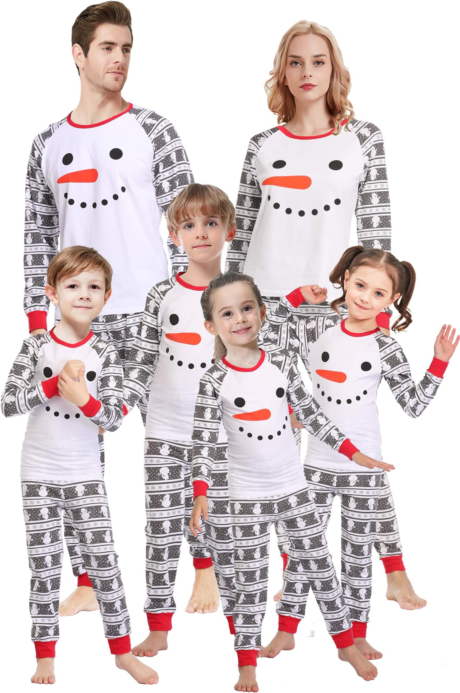 Christmas Family Matching Pajamas Set Santa's Deer Sleepwear For The Family Women And Men