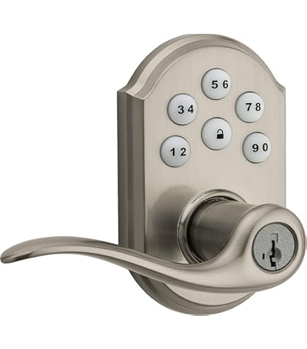 Kwikset 99120-037 SmartCode 912 Z-Wave Plus Leverset, Satin Nickel