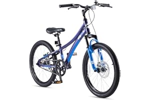 Royalbaby Kids Mountain Bike Aluminium 20/24 Inch MTB Sports Bicycle, 1-Speed/8-Speed Hardtail Dual Disc Brakes Front Suspension Boys Girls Teens Ages 7+ Years