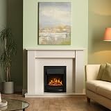 Dimplex Clement Optiflame Electric Fire Black LED Flame 9cm Inset 2kW Fan Heater view 2