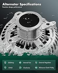 SCITOO Alternator Replacement for Dodge for Ram