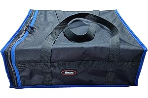 ATYARD Pizza Delivery Bag, 14" x 14" x 5" Pizza Warmer Bags for Carry Hot, Insulated Food Delivery Bag, Holds up to 2 Fresh Pizzas