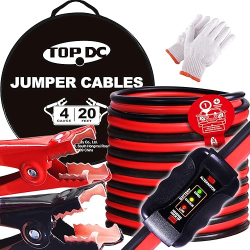 TOPDC Jumper Cables Quick Connect (4Guage-20FT) in Bahrain Whizz