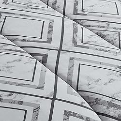 KeoWin Comforter Set Queen Size Bed 3 Piece
