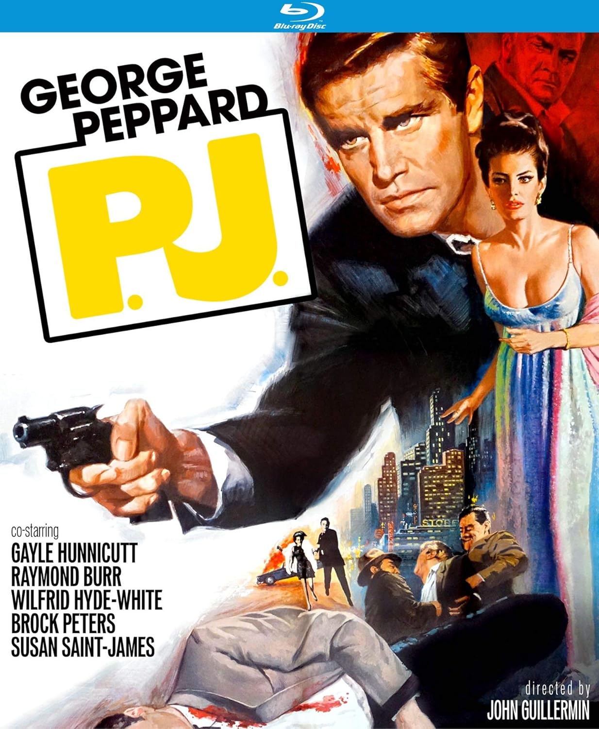 Amazon.com: P.J. [Blu-ray]: George Peppard, Gayle Hunnicutt, Raymond