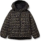 Amazon Essentials Girls and Toddlers' Lightweight Water-Resistant Packable Hooded Puffer Jacket